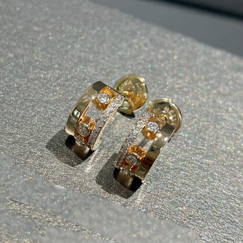 [Kaelin Vow]MOVE ROMANE EARRINGS DIAMOND