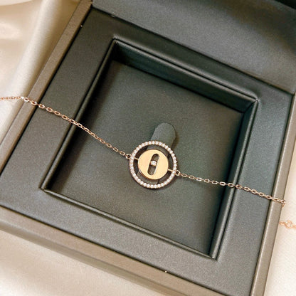 [Kaelin Vow]LUCKY MOVE PAVED DIAMOND BRACELET