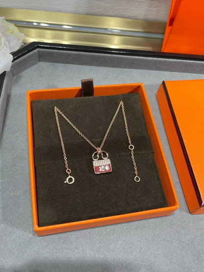 [Kaelin Vow]H CIRCE MOISSANITE PENDANT NECKLACE GOLD