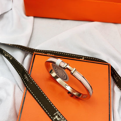 [Kaelin Vow]CLASSIC HM CLIC  PINK 8MM ENAMEL BRACELET