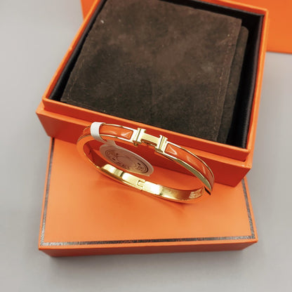 [Kaelin Vow]CLASSIC HM CLIC RED 8MM ENAMEL BRACELET