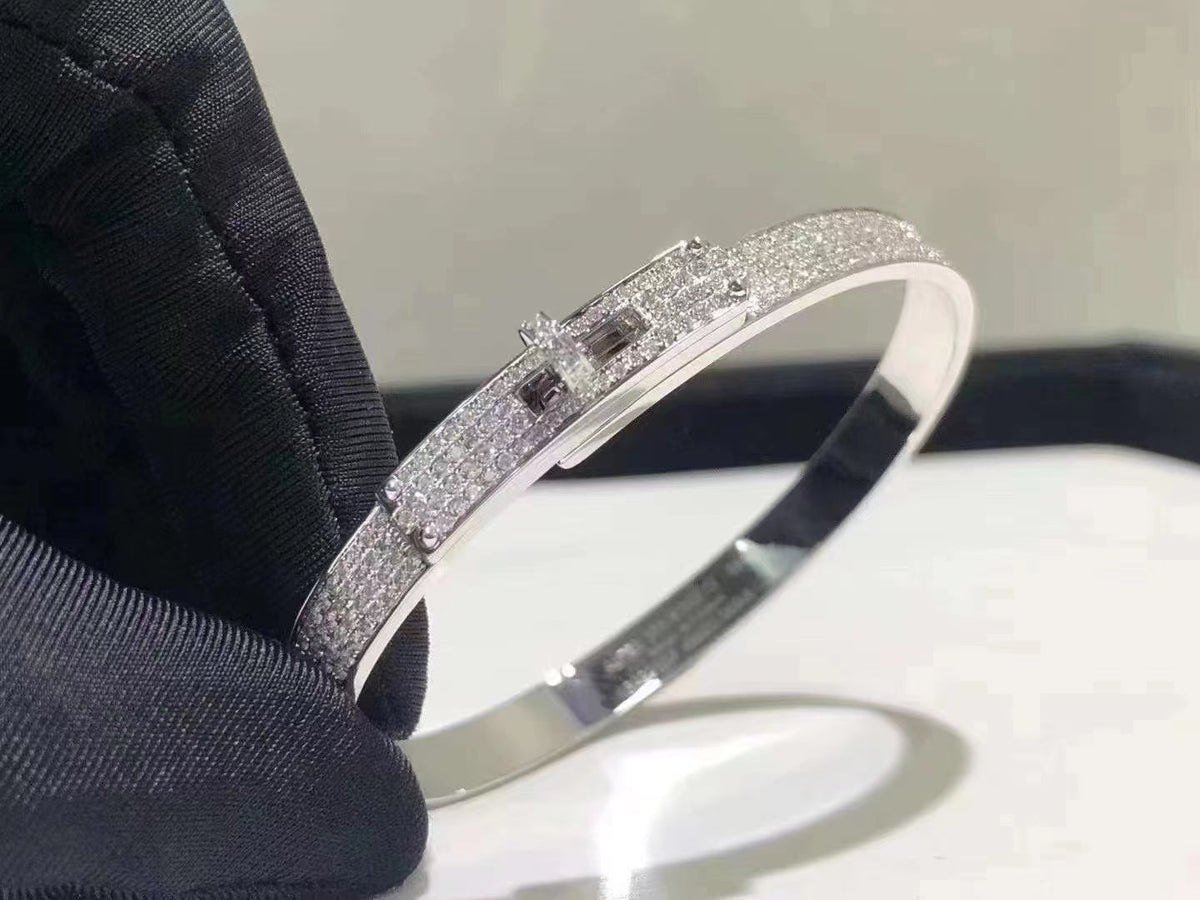 [Kaelin Vow]HM KELLY ARMBAND AUS SILBER MIT VOLLSTÄNDIGEM PAVÉ-DIAMANTERSETZUNG