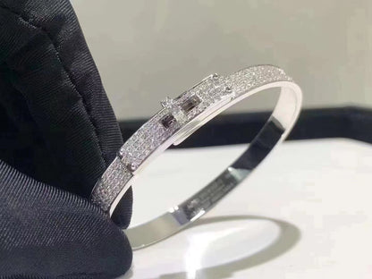 [Kaelin Vow]HM KELLY ARMBAND AUS SILBER MIT VOLLSTÄNDIGEM PAVÉ-DIAMANTERSETZUNG