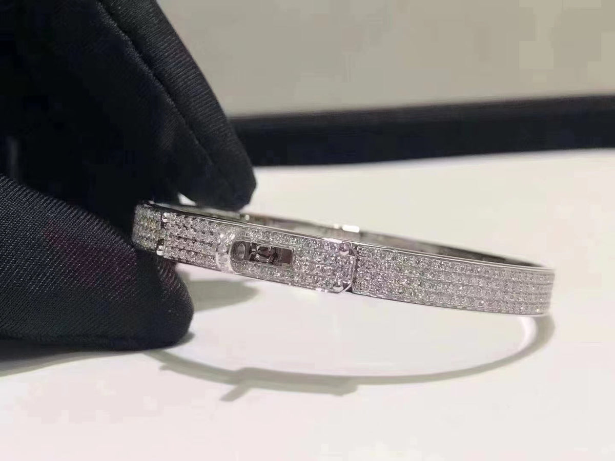 [Kaelin Vow]HM KELLY ARMBAND AUS SILBER MIT VOLLSTÄNDIGEM PAVÉ-DIAMANTERSETZUNG