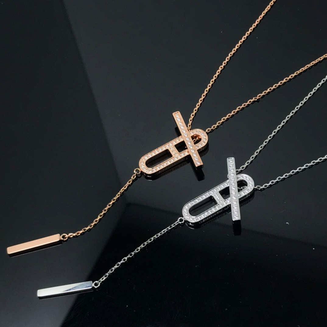 [Kaelin Vow]HM NECKLACE PLATINUM ROSE GOLD DIAMOND
