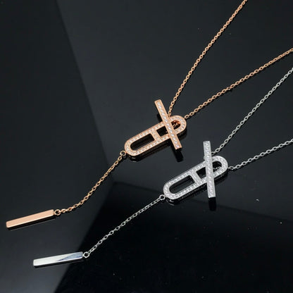 [Kaelin Vow]HM NECKLACE PLATINUM ROSE GOLD DIAMOND