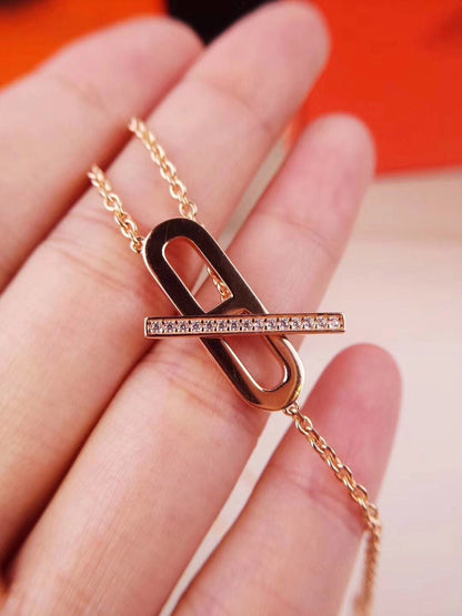 [Kaelin Vow]HM NECKLACE PLATINUM ROSE GOLD DIAMOND