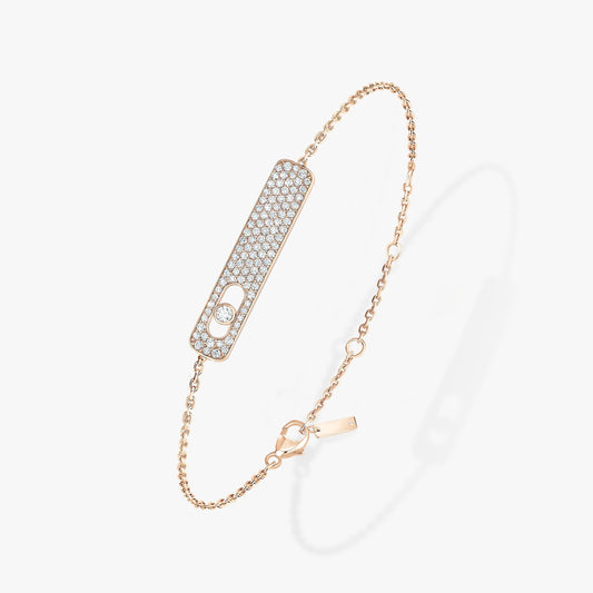 [Kaelin Vow]MOVE CLASSIQUE DIAMOND PAVED BRACELET(Adjustable)