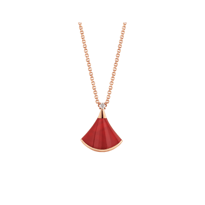 [Kaelin Vow]DREAM NECKLACE CARNELIAN 1 DIAMOND