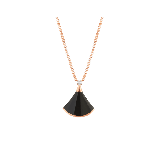 [Kaelin Vow]DREAM NECKLACE ONYX 1 DIAMOND