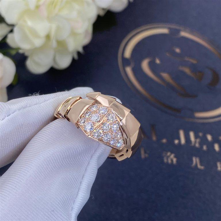 [Kaelin Vow]SERPENTI RING ROSÉGOLD DIAMANT