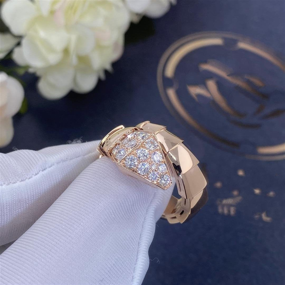 [Kaelin Vow]SERPENTI RING ROSÉGOLD DIAMANT
