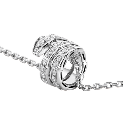 [Kaelin Vow]SERPENTI  NECKLACE DOUBLE RING DIAMOND