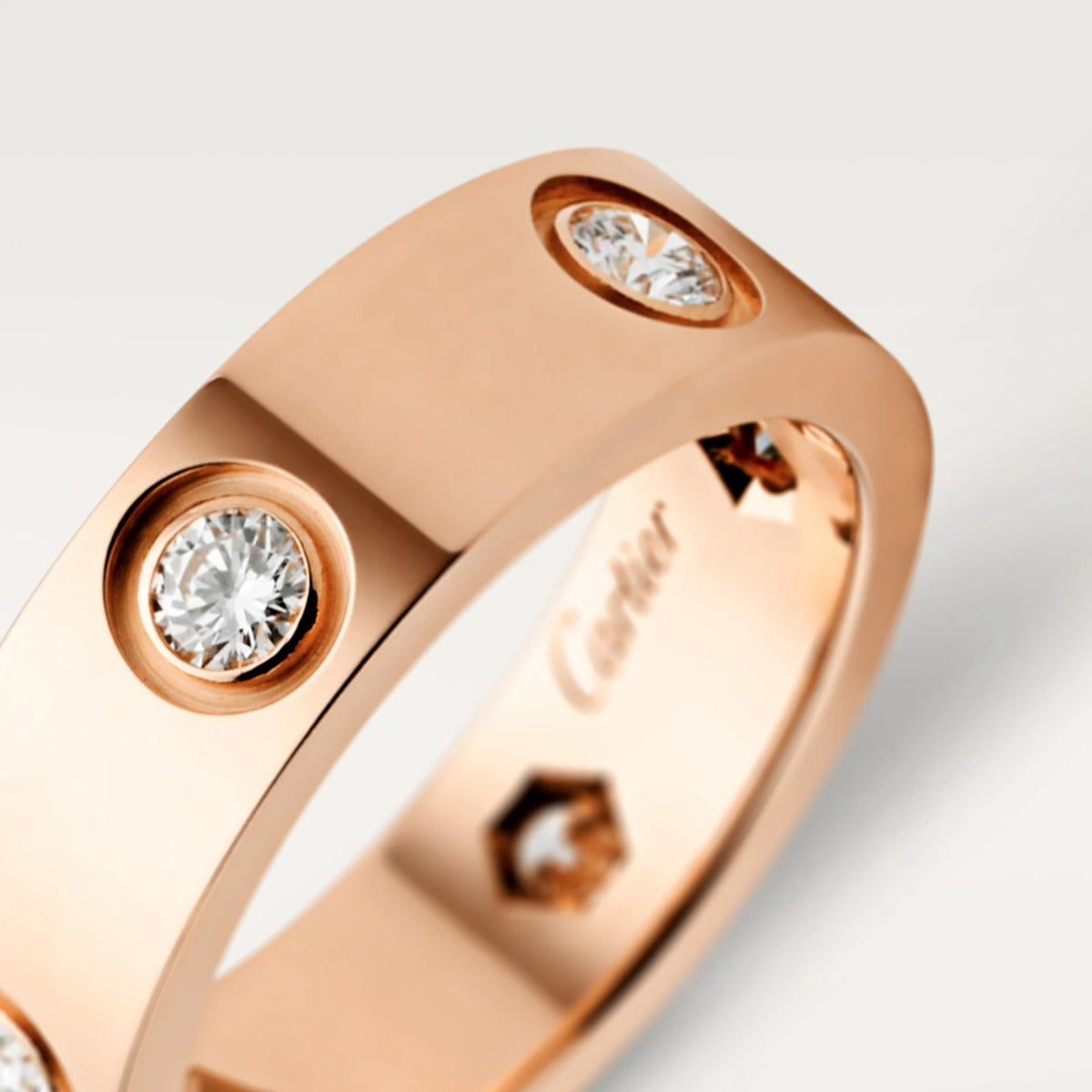 [Kaelin Vow]LOVE 5.5MM 6 DIAMOND RING