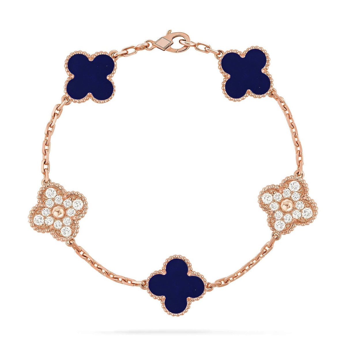 [Kaelin Vow]CLOVER 5 MOTIF LAPIS LAZULI BRACELET COLLECTION