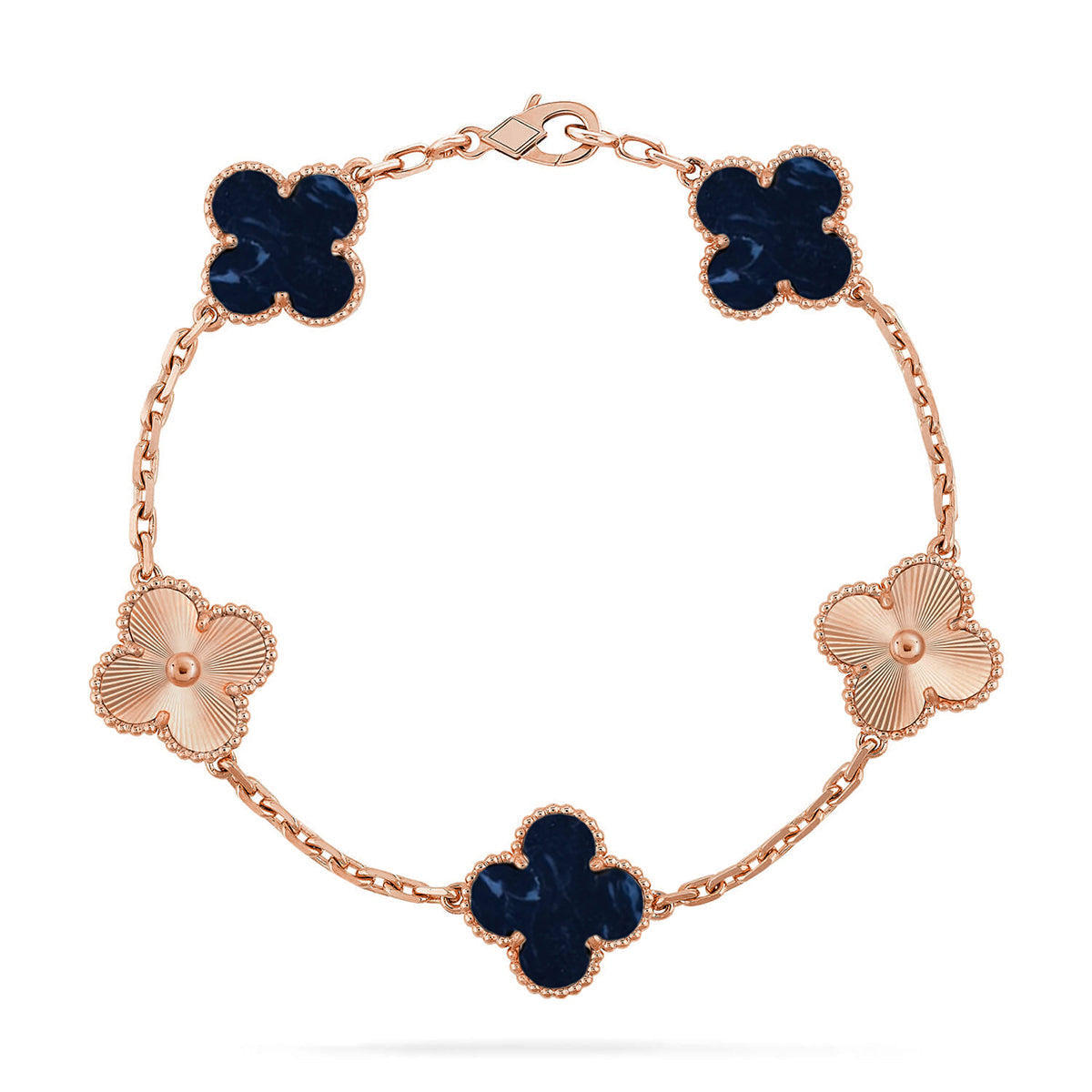 [Kaelin Vow]CLOVER 5 MOTIF PIETERSITE BRACELET COLLECTION
