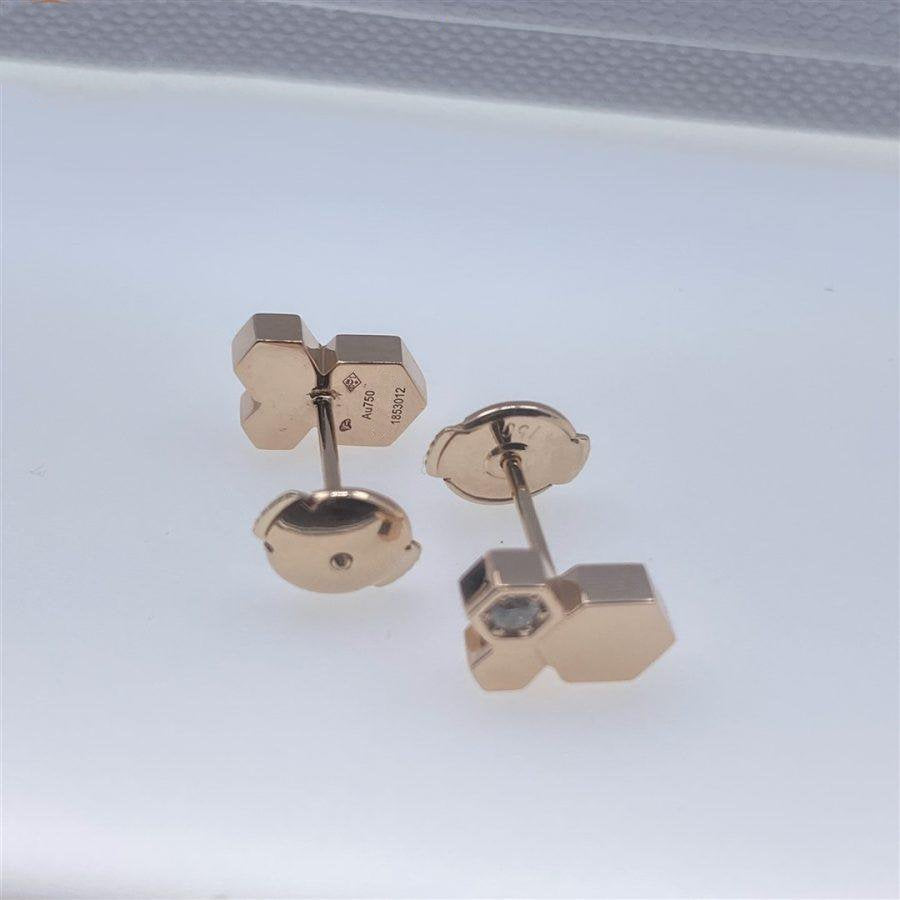 [Kaelin Vow]BEE LOVE PINK GOLD DIAMOND EARRINGS