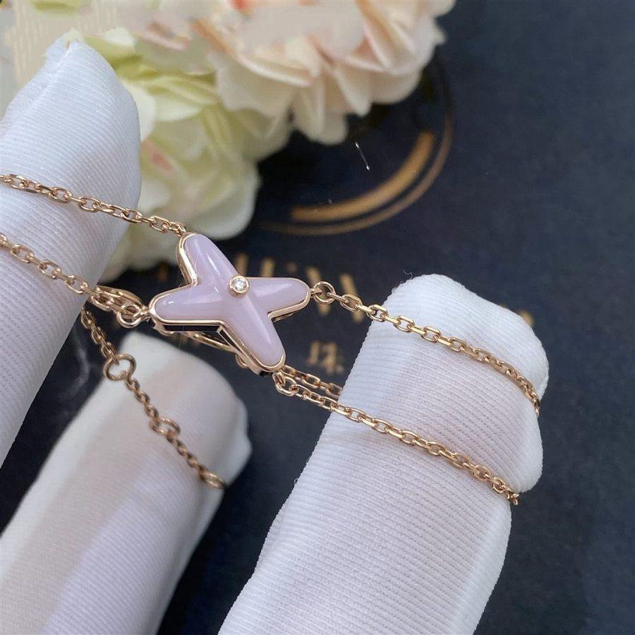 [Kaelin Vow]JEUX BRACELET PINK MOP PINK GOLD 1 DIAMOND