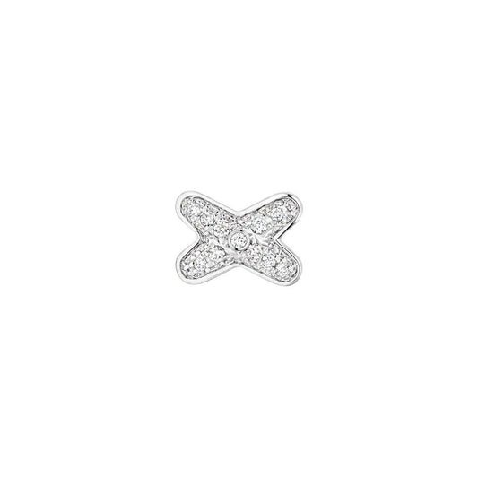 [Kaelin Vow]JEUX DE SILVER DIAMOND EARRINGS