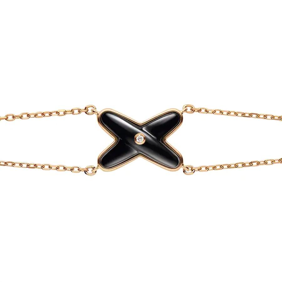 [Kaelin Vow]JEUX BRACELET ONYX PINK GOLD 1 DIAMOND