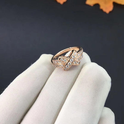 [Kaelin Vow]JEUX DE RING PINK GOLD DIAMOND