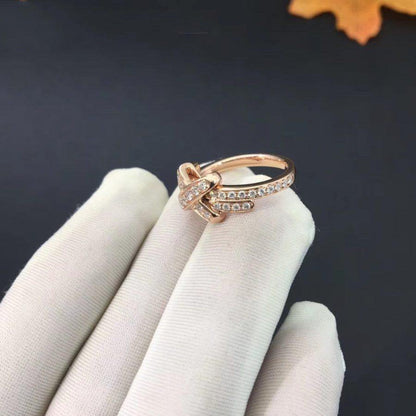 [Kaelin Vow]JEUX DE RING PINK GOLD DIAMOND