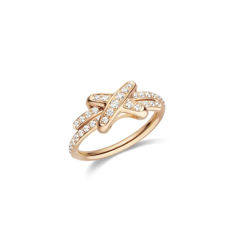 [Kaelin Vow]JEUX DE RING PINK GOLD DIAMOND