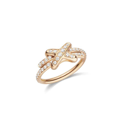 [Kaelin Vow]JEUX DE RING PINK GOLD DIAMOND