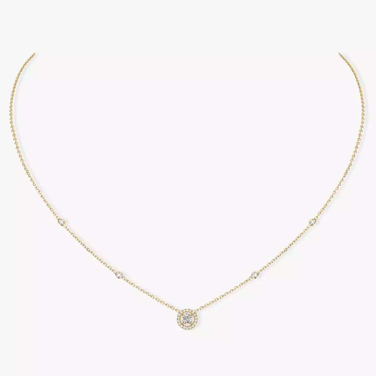 [Kaelin Vow]Diamond Necklace 0,20ct Brilliant Shape Joy