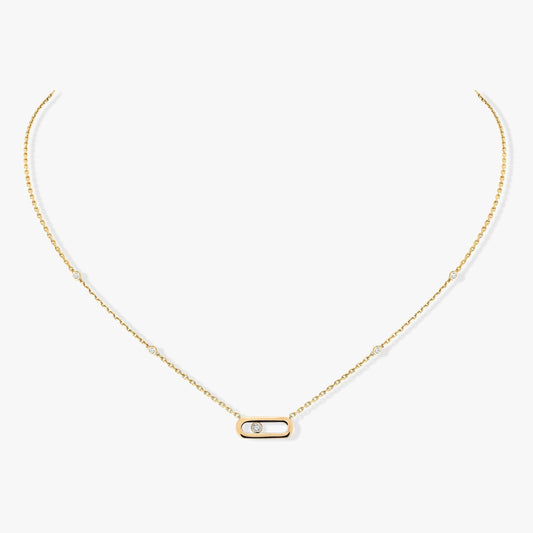 [Kaelin Vow]MOVE UNO DIAMOND NECKLACE