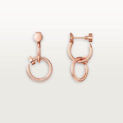 [Kaelin Vow]JUSTE NO DIAMOND DOUBLE EARRINGS