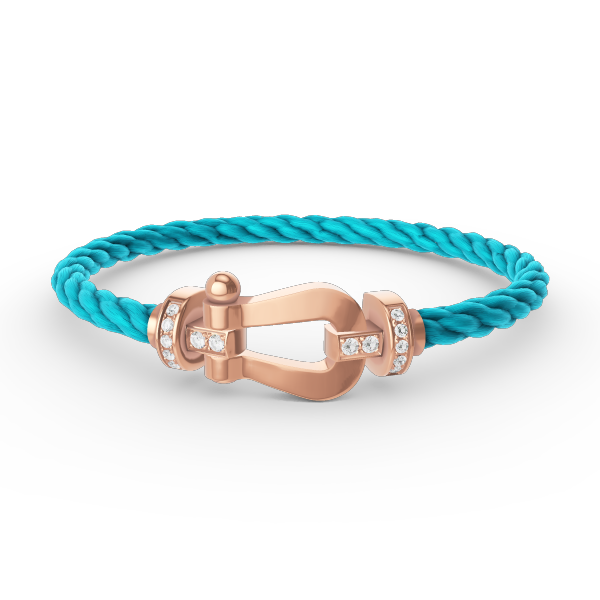 [Kaelin Vow]FORCE LARGE HORSESHOE HALF DIAMOND BRACELET ROSE GOLD