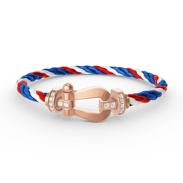 [Kaelin Vow]FORCE LARGE HORSESHOE HALF DIAMOND BRACELET ROSE GOLD