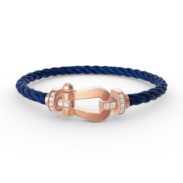 [Kaelin Vow]FORCE LARGE HORSESHOE HALF DIAMOND BRACELET ROSE GOLD
