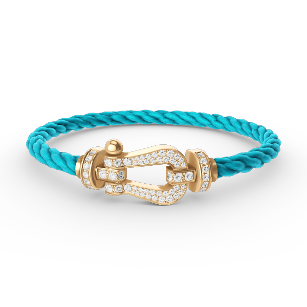 [Kaelin Vow]FORCE LARGE HORSESHOE FULL DIAMOND BRACELET GOLD
