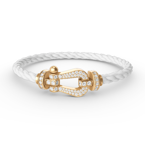 [Kaelin Vow]FORCE LARGE HORSESHOE FULL DIAMOND BRACELET GOLD