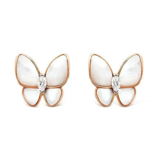 [Kaelin Vow]BUTTERFLY MOP DIAMOND EARRINGS