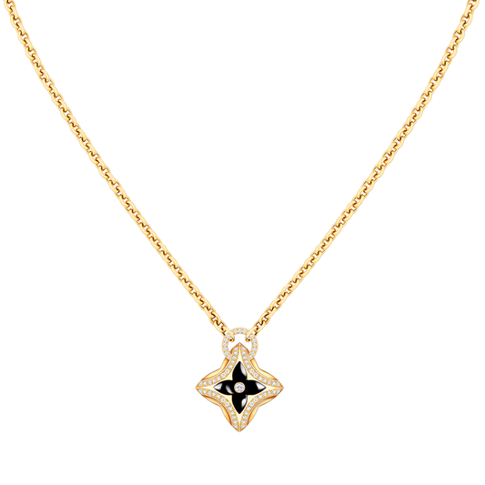 [Kaelin Vow]STERN-ANHÄNGER HALSKETTE AUS ROSÉGOLD MIT DIAMANT