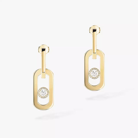[Kaelin Vow]So Move XL Diamond Pendant Earrings