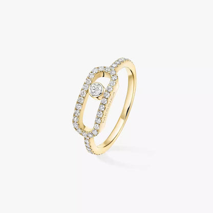 [Kaelin Vow]Move Uno Diamond Ring in Gold