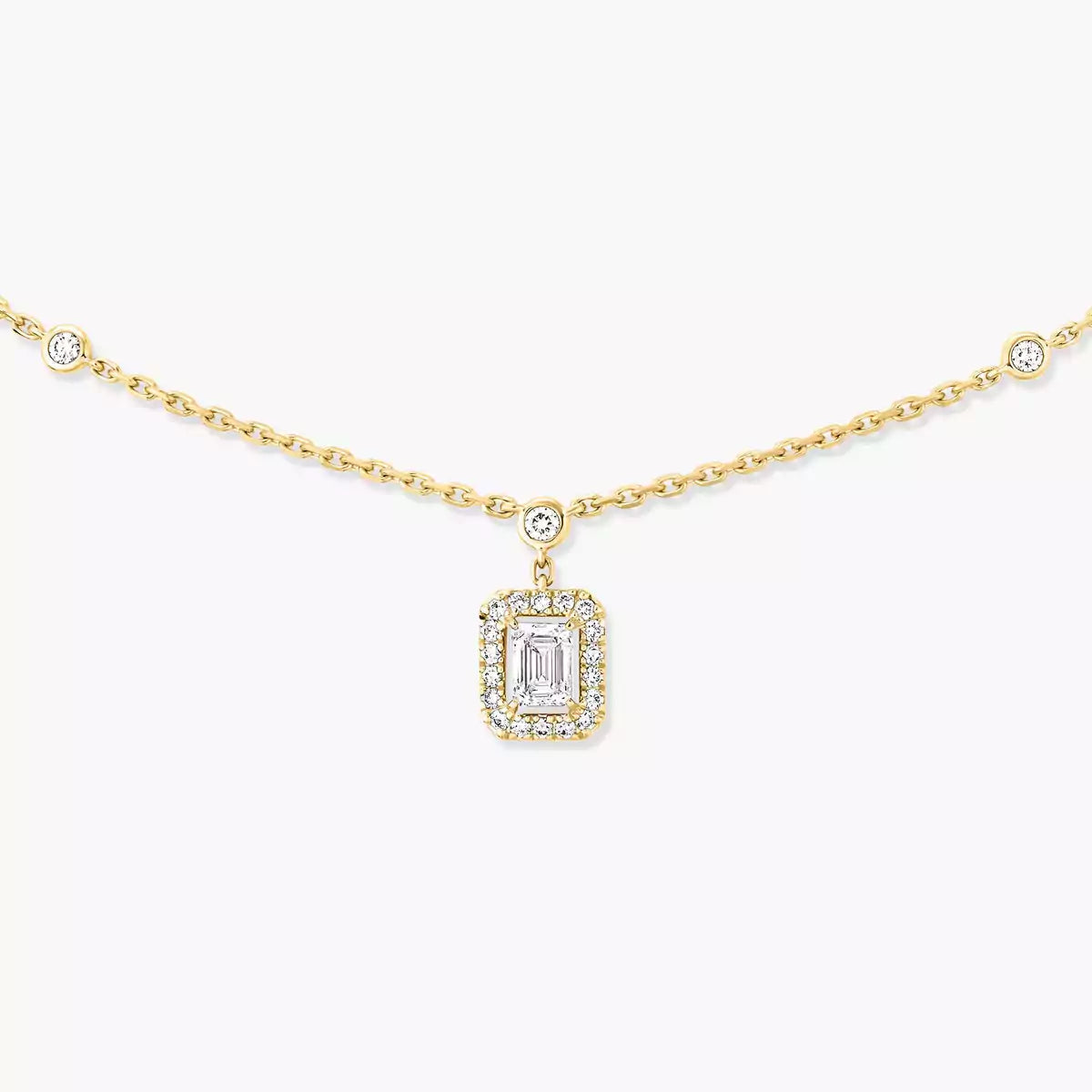 [Kaelin Vow]My Twin Diamond Necklace in Silver