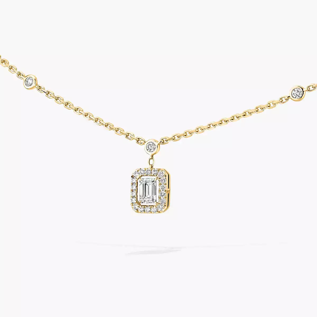 [Kaelin Vow]My Twin Diamond Necklace in Silver