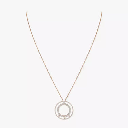 [Kaelin Vow]Move Romane Long Pave_-Set Diamond Necklace