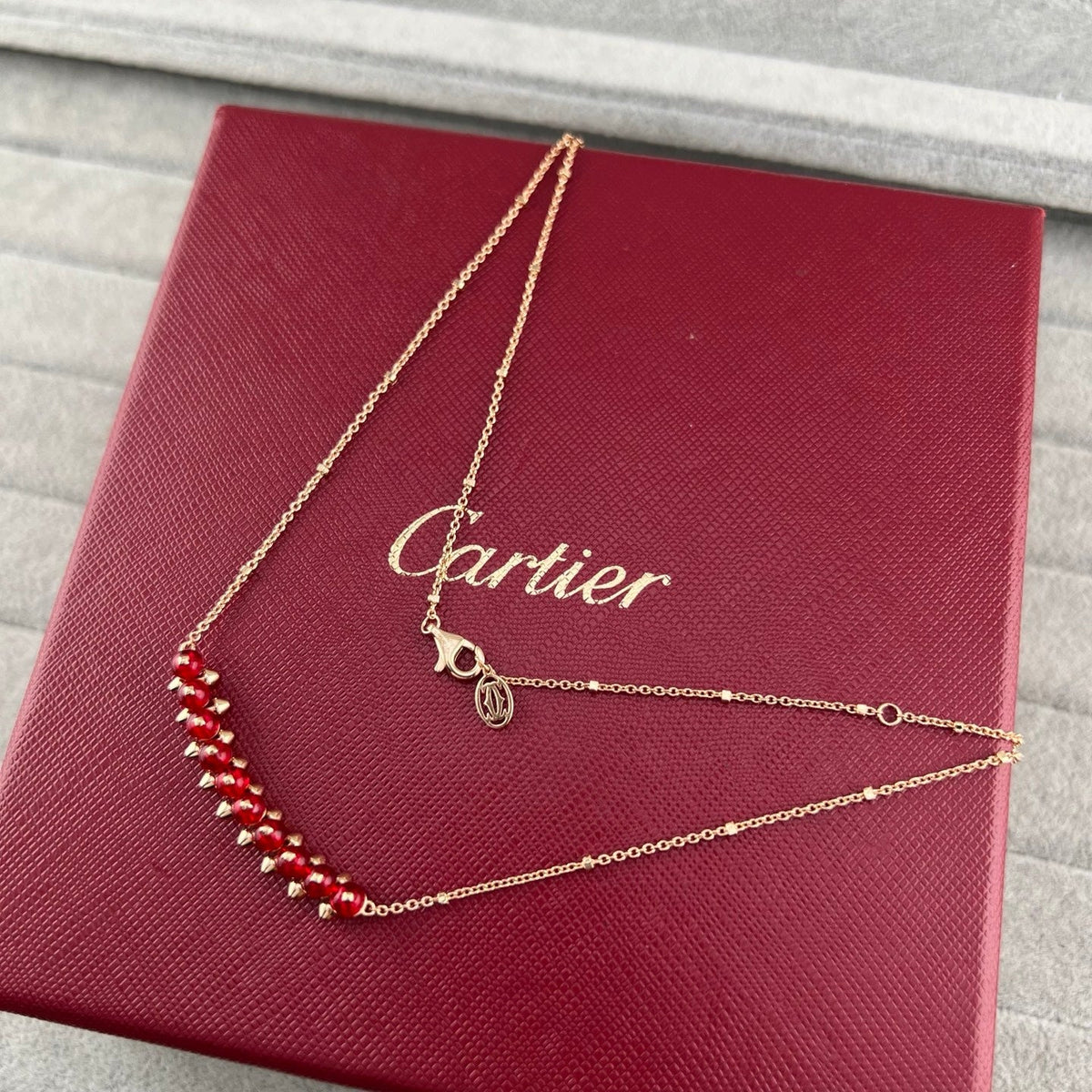 [Kaelin Vow]NEW STUD COLORED GEM PENDANT NECKLACE