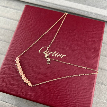 [Kaelin Vow]NEW STUD COLORED GEM PENDANT NECKLACE