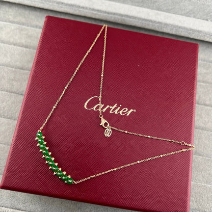 [Kaelin Vow]NEW STUD COLORED GEM PENDANT NECKLACE
