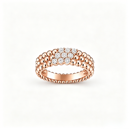 [Kaelin Vow] THREE-ROW DIAMOND RING