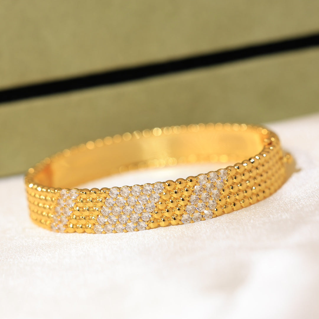 [Kaelin Vow]  FIVE-ROW DIAMOND BRACELET