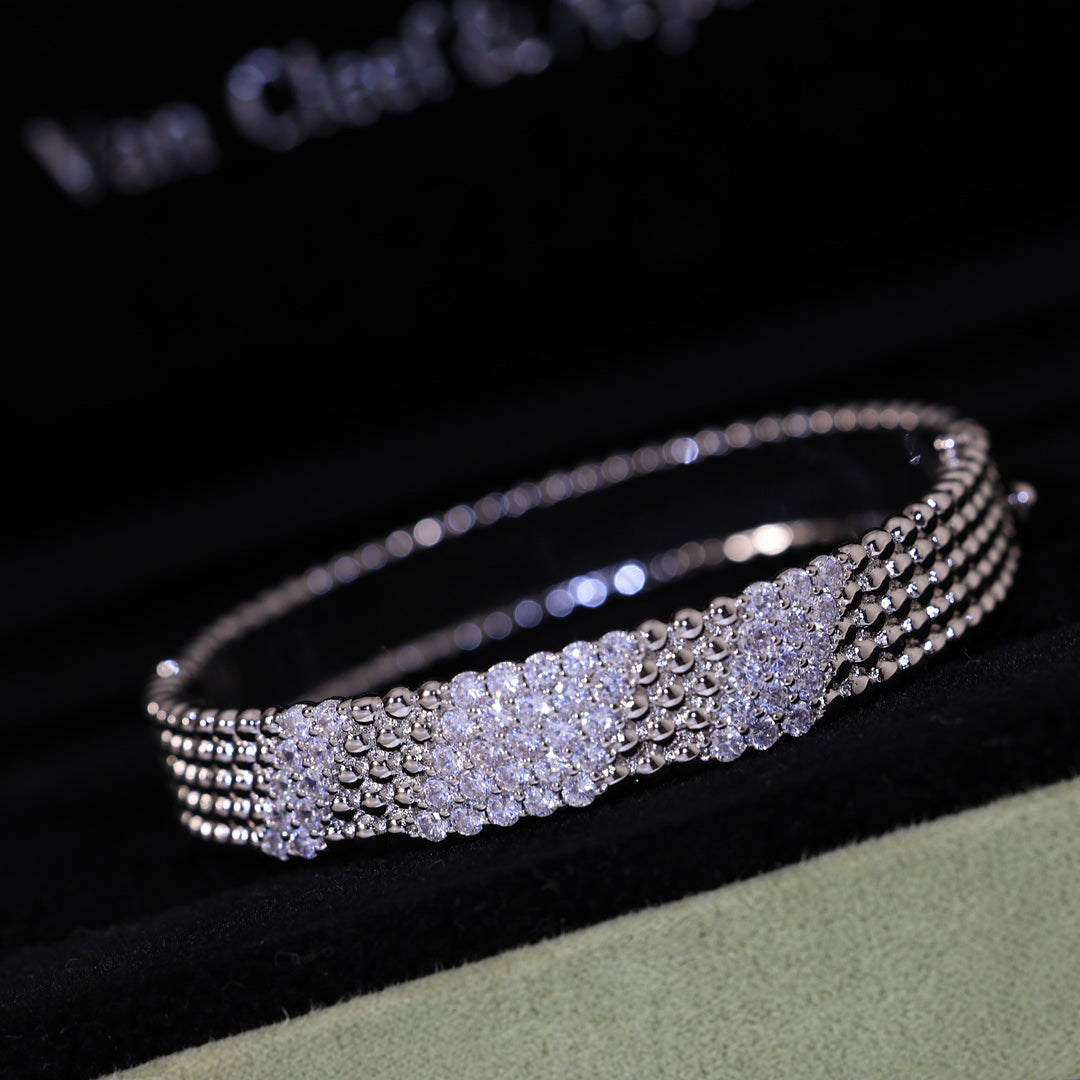 [Kaelin Vow]  FIVE-ROW DIAMOND BRACELET