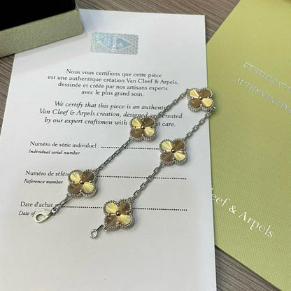 [Kaelin Vow] CLOVER 5 MOTIF LASER BRACELET COLLECTION